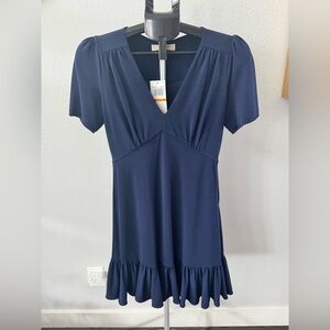 Michael Kors Blue Midi Dress